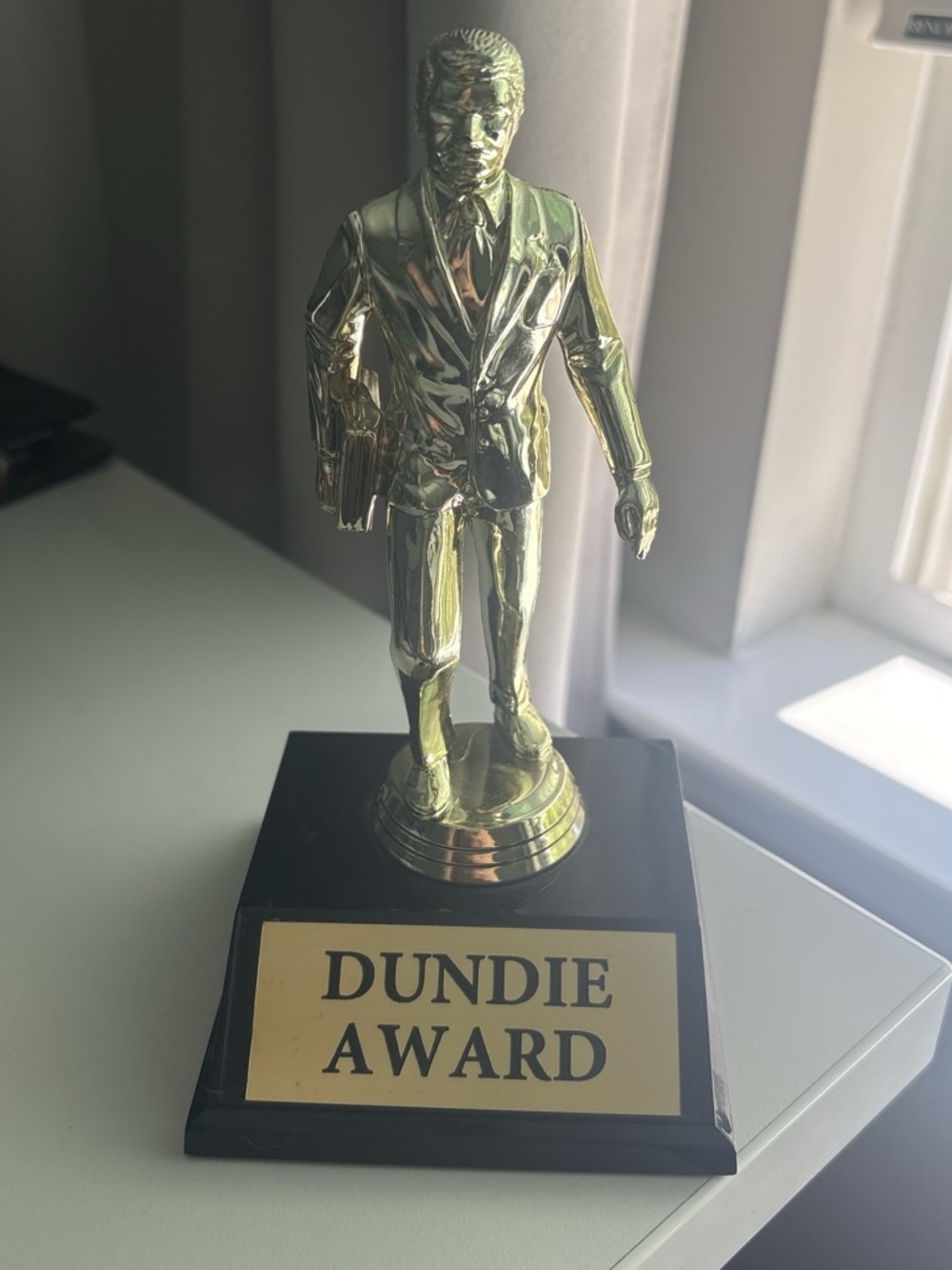 Gold Dundie Award Trophy - Decorative Home Accent